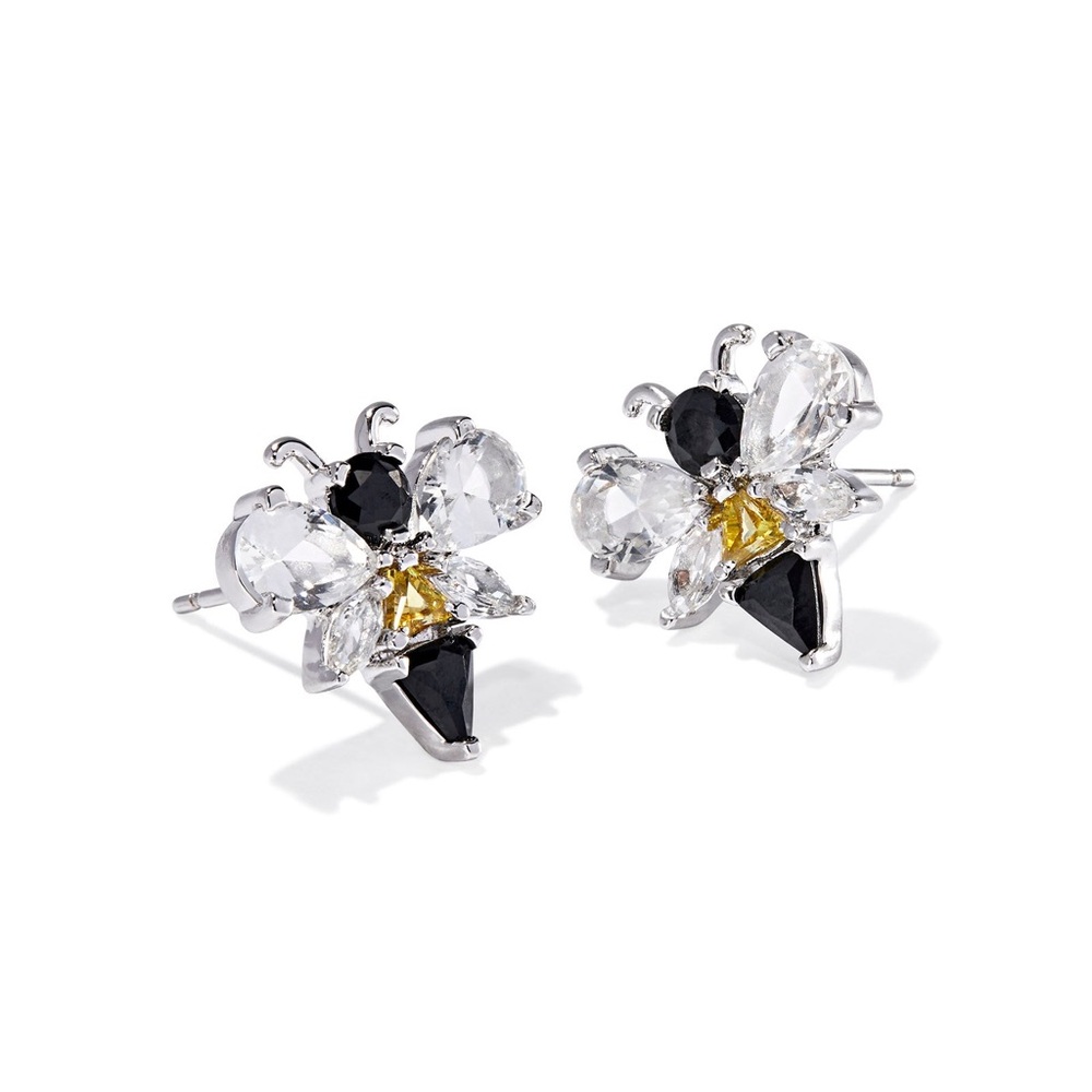 Kendra Scott Bee Stud Earrings in silver